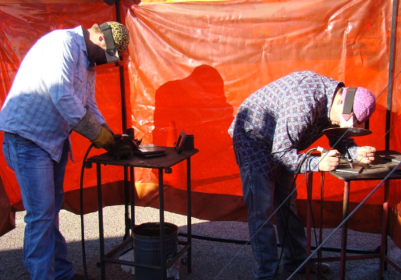 Live Weld Booth